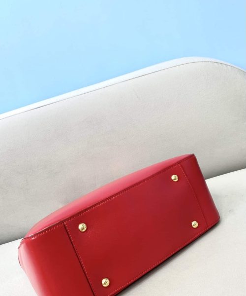 1:1 Replica Fendi Medium FF Tote Shoulder Red Bag For Woman 38cm/15in