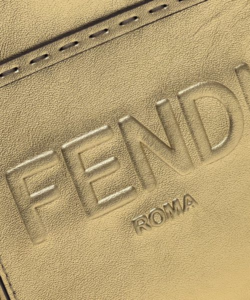 1:1 Replica Fendi Mini Sunshine Shopper Gold For Women, Women's Handbags, Shoulder And Crossbody Bags 7.1in/18cm FF 8BS051AJH7F1GNN