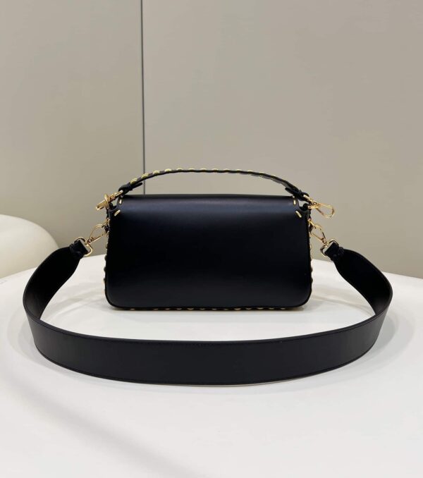 1:1 Replica Fendi Mon Baguette Medium Black Bag For Woman 28cm/11in