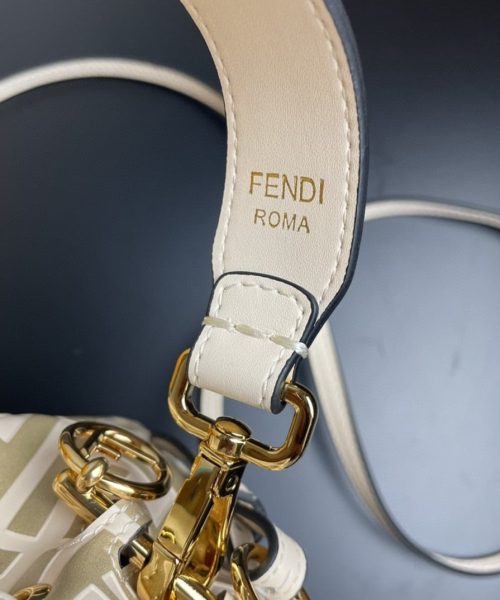 1:1 Replica Fendi Mon Tresor Beige Mini Bag For Woman 18cm/7in 8BS010A659F174X