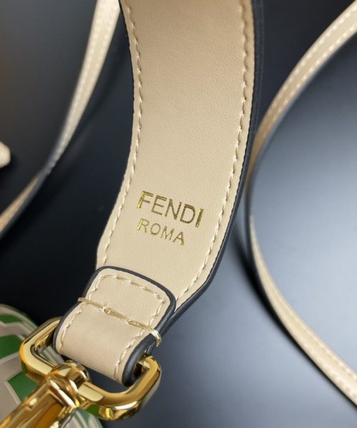 1:1 Replica Fendi Mon Tresor Green Mini Bag For Woman 18cm/7in