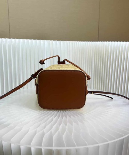 1:1 Replica Fendi Mon Tresor Mini Bag Blue/Beige For Women 18cm / 7.1in