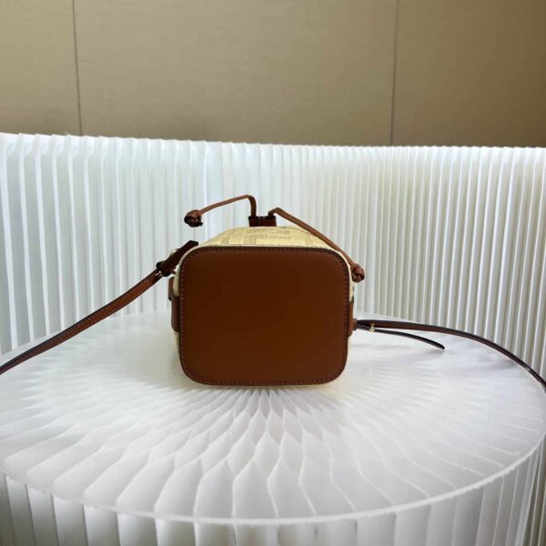 1:1 Replica Fendi Mon Tresor Mini Bag Blue/Beige For Women 18cm / 7.1in