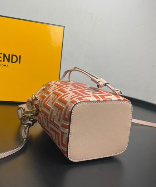 1:1 Replica Fendi Mon Tresor Orange Mini Bag For Woman 18cm/7in