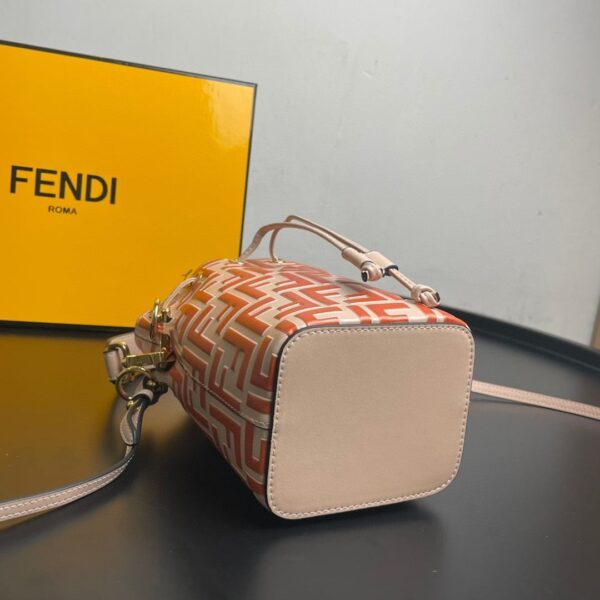 1:1 Replica Fendi Mon Tresor Orange Mini Bag For Woman 18cm/7in