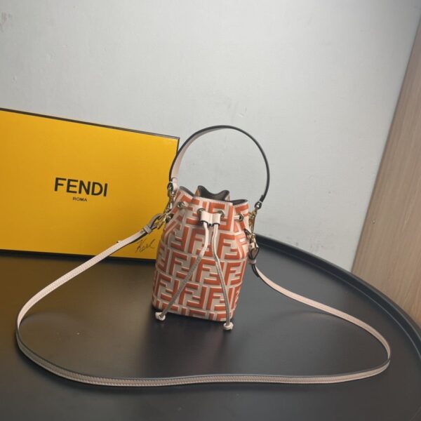 1:1 Replica Fendi Mon Tresor Orange Mini Bag For Woman 18cm/7in