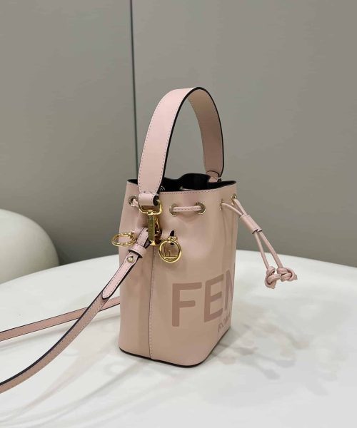 1:1 Replica Fendi Mon Tresor Pale Pink For Women, Women's Handbags, Shoulder And Crossbody Bags 7.1in/18cm FF 8BS010AC9LF14N1