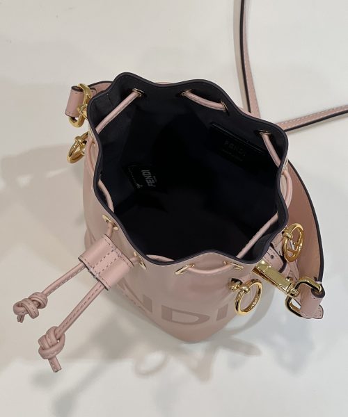 1:1 Replica Fendi Mon Tresor Pale Pink For Women, Women's Handbags, Shoulder And Crossbody Bags 7.1in/18cm FF 8BS010AC9LF14N1