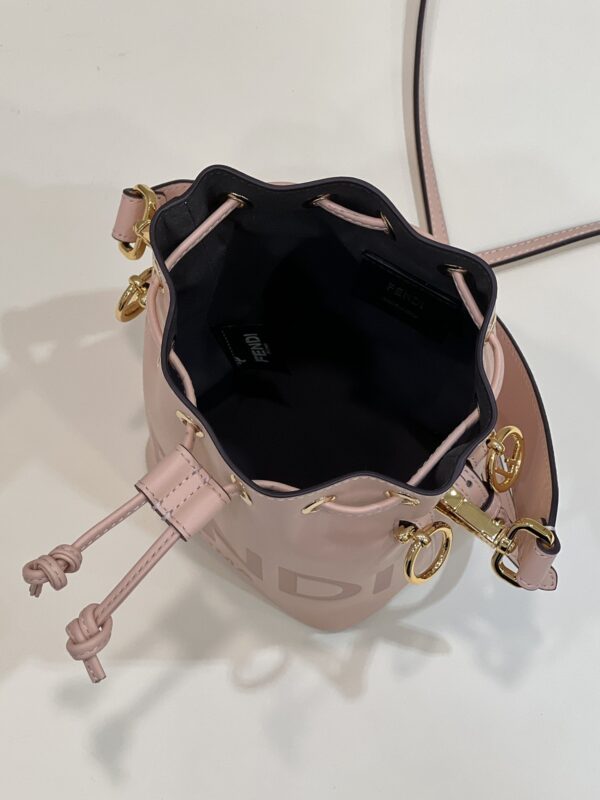 1:1 Replica Fendi Mon Tresor Pale Pink For Women, Women's Handbags, Shoulder And Crossbody Bags 7.1in/18cm FF 8BS010AC9LF14N1