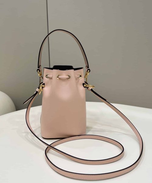 1:1 Replica Fendi Mon Tresor Pale Pink For Women, Women's Handbags, Shoulder And Crossbody Bags 7.1in/18cm FF 8BS010AC9LF14N1