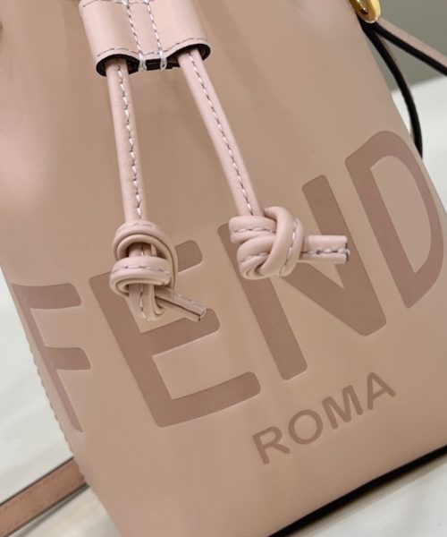 1:1 Replica Fendi Mon Tresor Pale Pink For Women, Women's Handbags, Shoulder And Crossbody Bags 7.1in/18cm FF 8BS010AC9LF14N1
