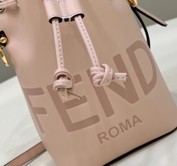 1:1 Replica Fendi Mon Tresor Pale Pink For Women, Women's Handbags, Shoulder And Crossbody Bags 7.1in/18cm FF 8BS010AC9LF14N1