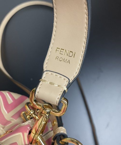 1:1 Replica Fendi Mon Tresor Pink Mini Bag For Woman 18cm/7in