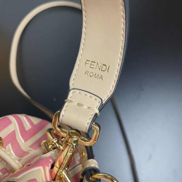 1:1 Replica Fendi Mon Tresor Pink Mini Bag For Woman 18cm/7in