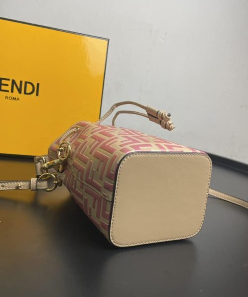 1:1 Replica Fendi Mon Tresor Pink Mini Bag For Woman 18cm/7in
