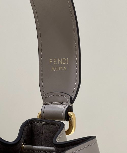 1:1 Replica Fendi Mon Tresor Small Beige Bag For Woman 18cm/7in