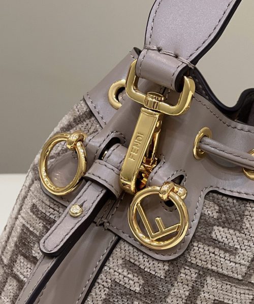 1:1 Replica Fendi Mon Tresor Small Beige Bag For Woman 18cm/7in