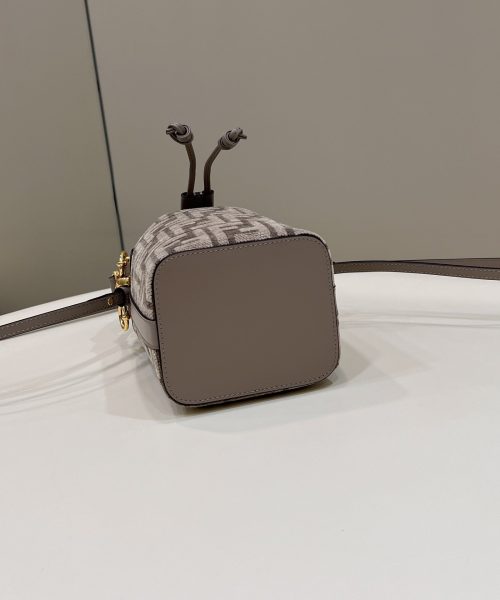 1:1 Replica Fendi Mon Tresor Small Beige Bag For Woman 18cm/7in
