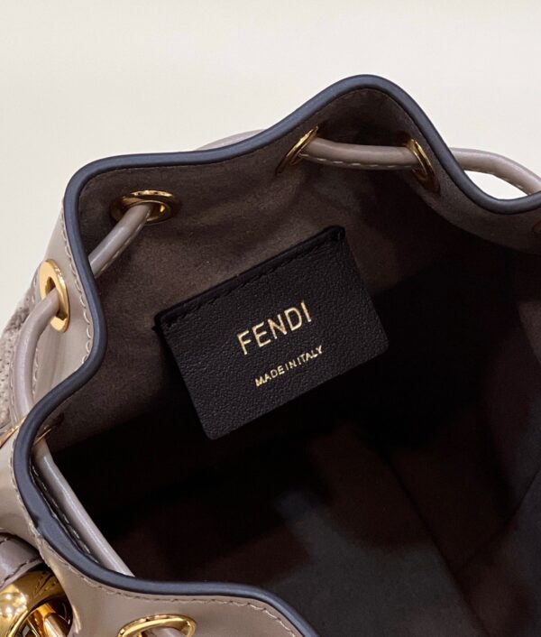 1:1 Replica Fendi Mon Tresor Small Beige Bag For Woman 18cm/7in