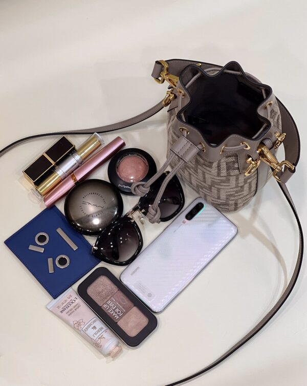 1:1 Replica Fendi Mon Tresor Small Beige Bag For Woman 18cm/7in