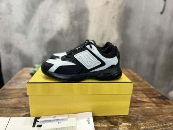 Fendi Nubuck Faster Black Blue For Women