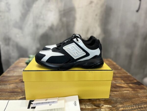 Fendi Nubuck Faster Black Blue For Women