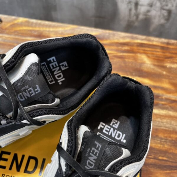 Fendi Nubuck Faster Black Blue For Women
