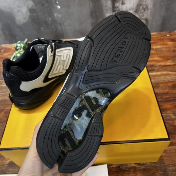 Fendi Nubuck Faster Black Blue For Women