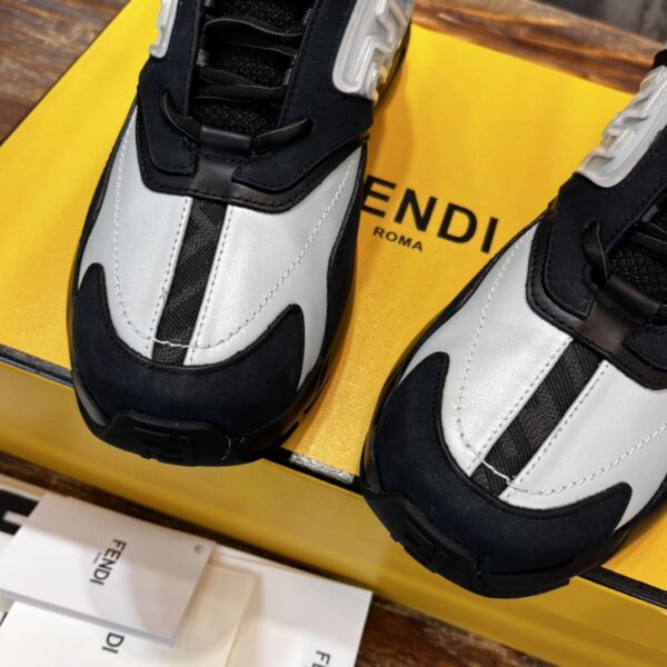 Fendi Nubuck Faster Black Blue For Women