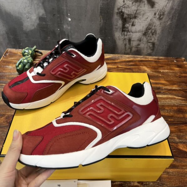 Fendi Nubuck Faster Red For Women