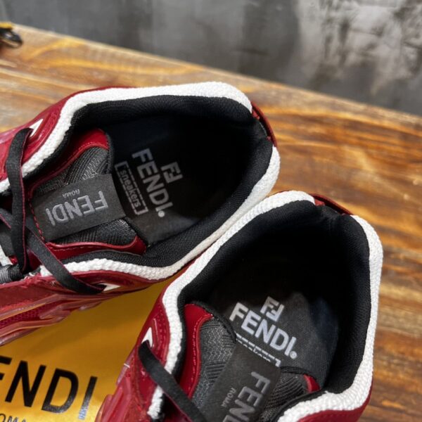 Fendi Nubuck Faster Red For Women