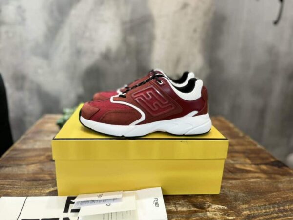 Fendi Nubuck Faster Red For Women