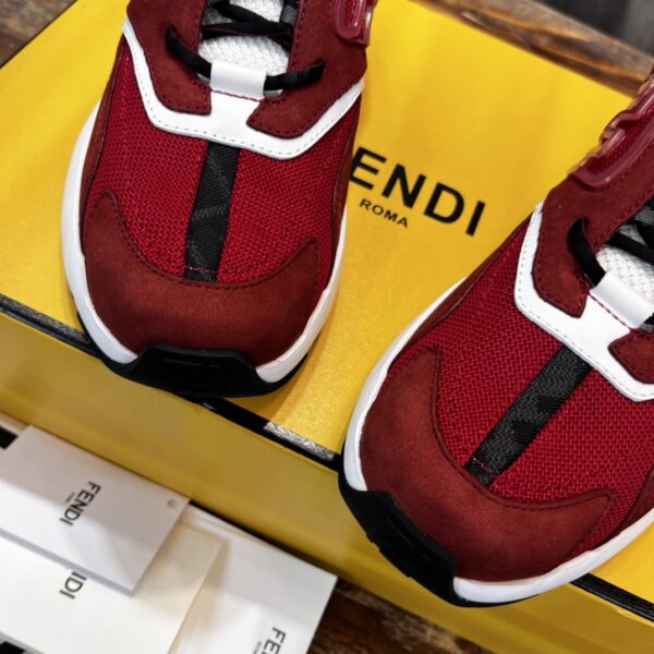 Fendi Nubuck Faster Red For Women