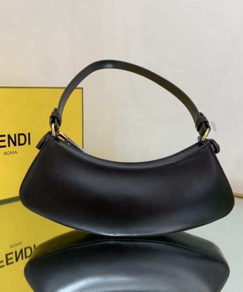 1:1 Replica Fendi O’Lock Swing Black Bag For Woman 32cm/12in 8BS068AHM0F19KX