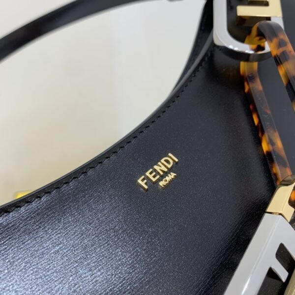 1:1 Replica Fendi O’Lock Swing Black Bag For Woman 32cm/12in 8BS068AHM0F19KX