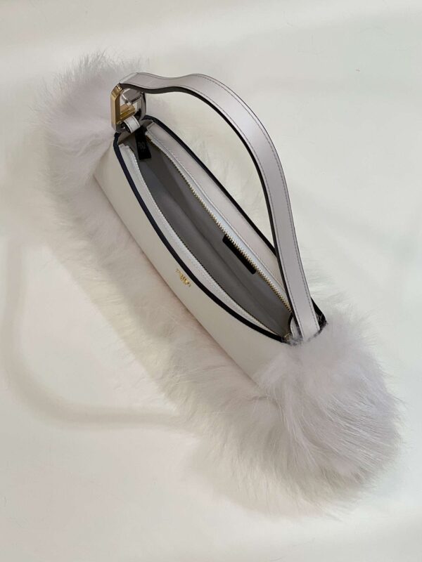 1:1 Replica Fendi O’Lock Swing Black/White For Women 32cm / 12.6in 8BS068ALS9F1JU3