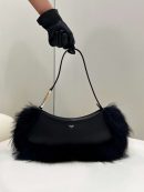 1:1 Replica Fendi O’Lock Swing Black/White For Women 32cm / 12.6in 8BS068ALS9F1JU3