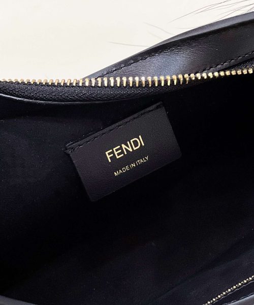 1:1 Replica Fendi O’Lock Swing Black/White For Women 32cm / 12.6in 8BS068ALS9F1JU3