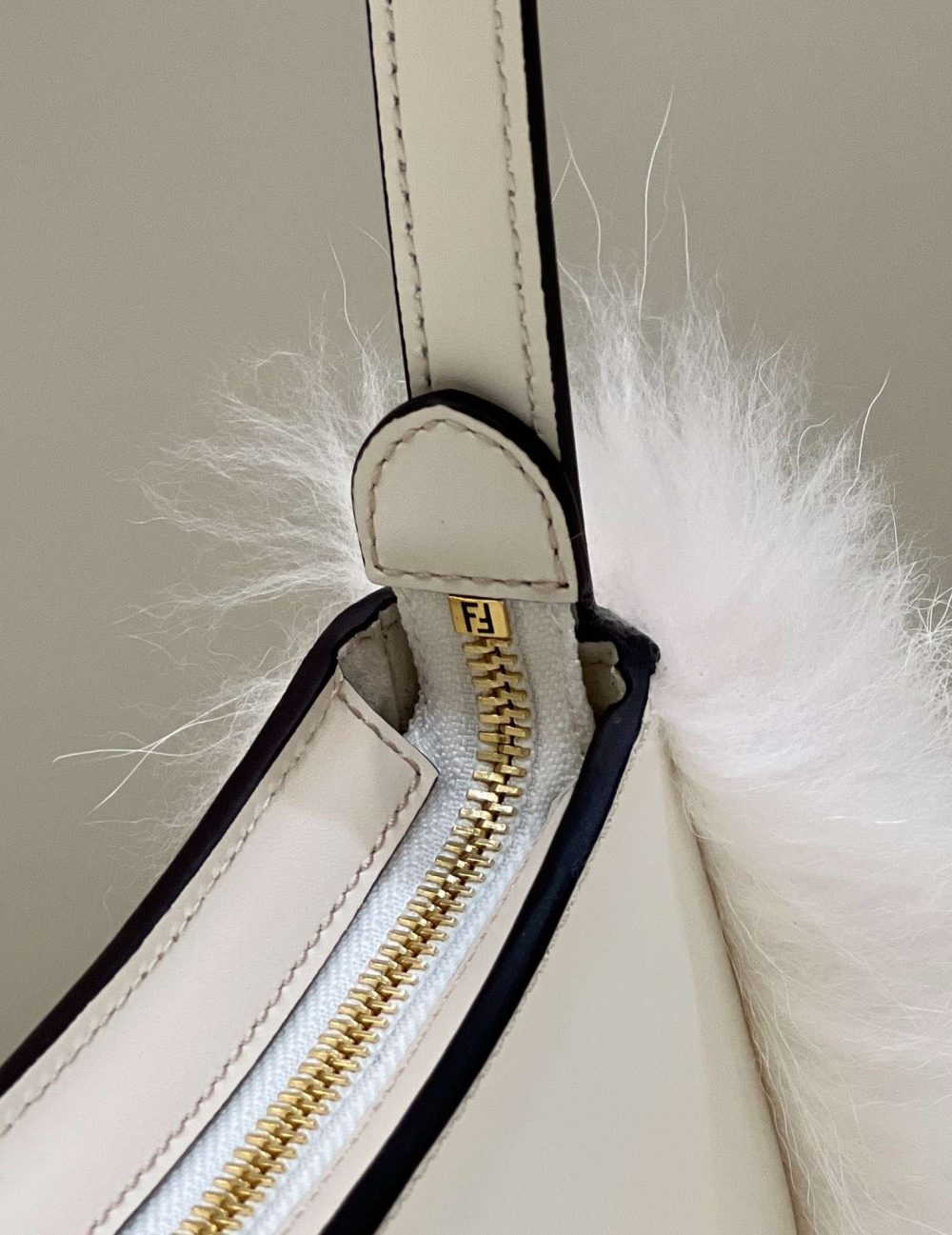 1:1 Replica Fendi O’Lock Swing Black/White For Women 32cm / 12.6in 8BS068ALS9F1JU3 - Image 9