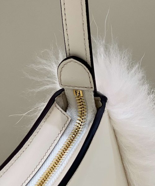 1:1 Replica Fendi O’Lock Swing Black/White For Women 32cm / 12.6in 8BS068ALS9F1JU3