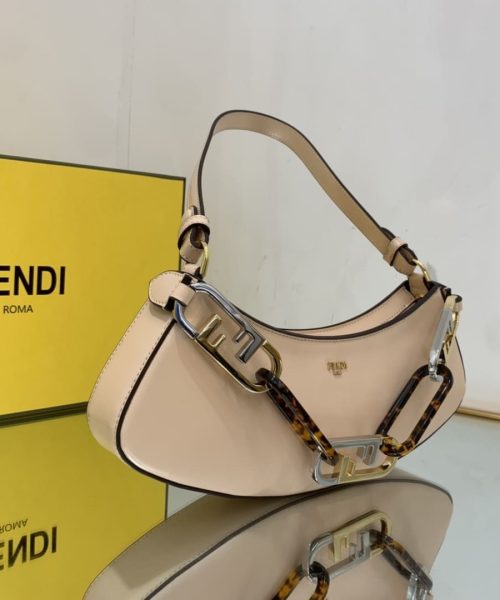 1:1 Replica Fendi O’Lock Swing Camellia Bag For Woman 32cm/12in 8BS068AHM0F1DMY