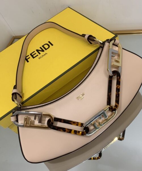 1:1 Replica Fendi O’Lock Swing Camellia Bag For Woman 32cm/12in 8BS068AHM0F1DMY