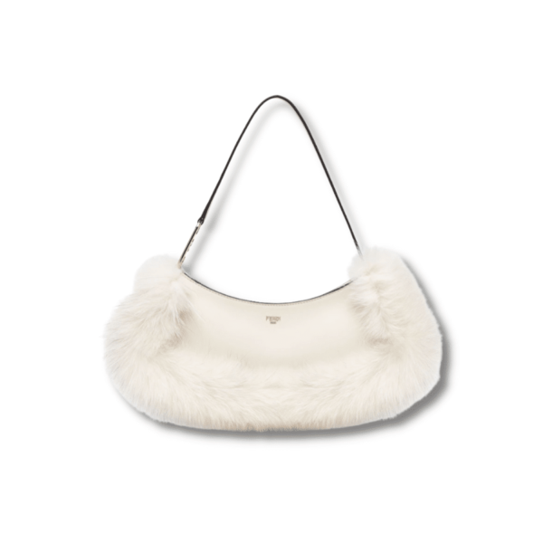 1:1 Replica Fendi O’Lock Swing White For Women 32 cm/ 12.6 in - 8BS068ALS9F1IVS