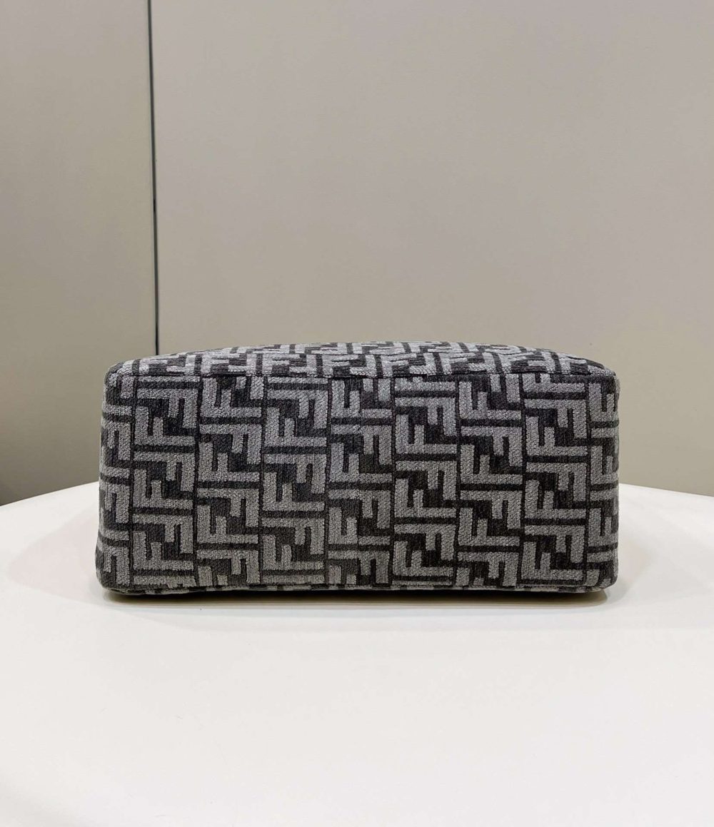 1:1 Replica Fendi O'Lock Zip Beige/Blue/Grey For Women 36cm / 14.2in 8BR805ALFVF1IQU - Image 24