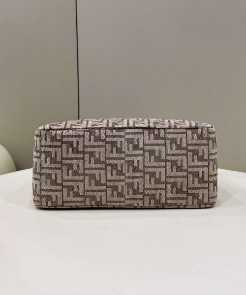1:1 Replica Fendi O'Lock Zip Beige/Blue/Grey For Women 36cm / 14.2in 8BR805ALFVF1IQU