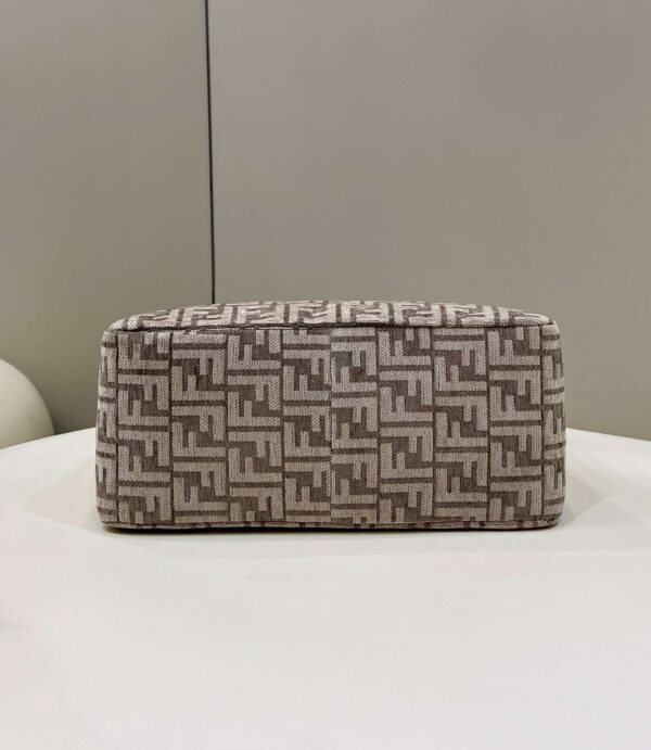1:1 Replica Fendi O'Lock Zip Beige/Blue/Grey For Women 36cm / 14.2in 8BR805ALFVF1IQU