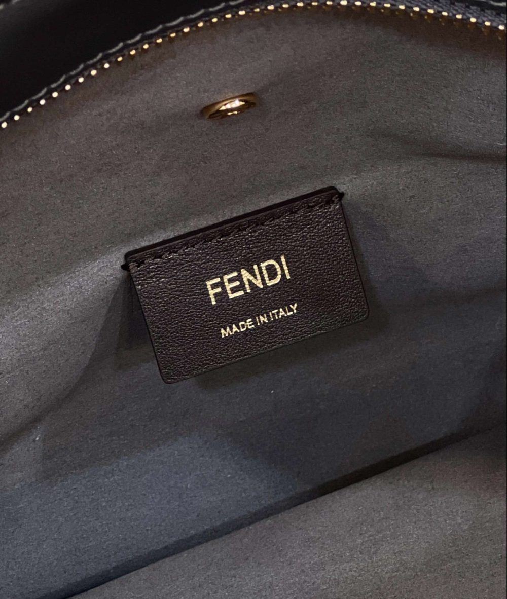 1:1 Replica Fendi O'Lock Zip Beige/Blue/Grey For Women 36cm / 14.2in 8BR805ALFVF1IQU - Image 20
