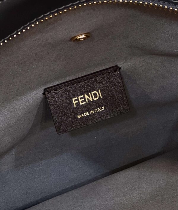 1:1 Replica Fendi O'Lock Zip Beige/Blue/Grey For Women 36cm / 14.2in 8BR805ALFVF1IQU