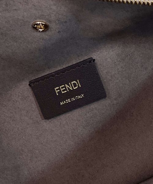 1:1 Replica Fendi O'Lock Zip Beige/Blue/Grey For Women 36cm / 14.2in 8BR805ALFVF1IQU