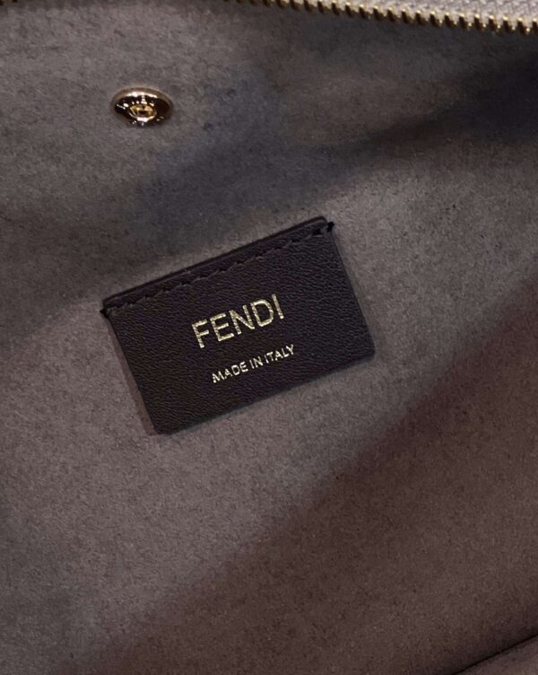 1:1 Replica Fendi O'Lock Zip Beige/Blue/Grey For Women 36cm / 14.2in 8BR805ALFVF1IQU